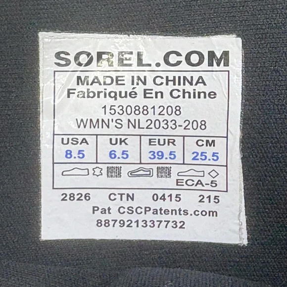 Sorel Carley conquest knee high winter/ rain boots tan size 8.5 - Picture 9 of 9